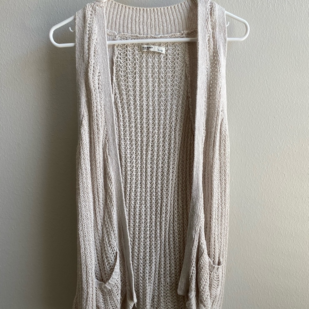 Crochet sweater vest